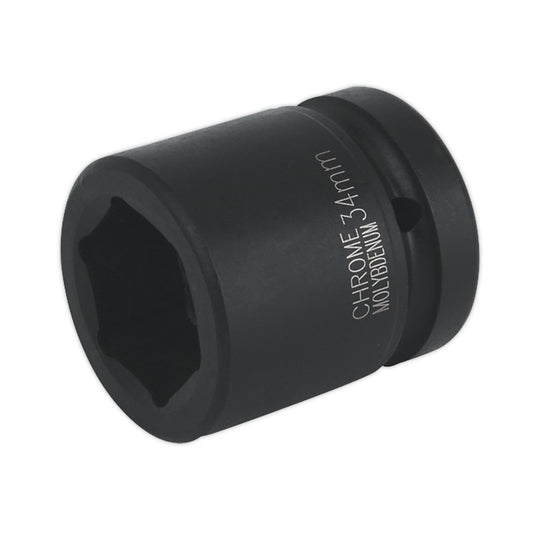 Sealey Impact Socket 34mm 1"Sq Drive IS134