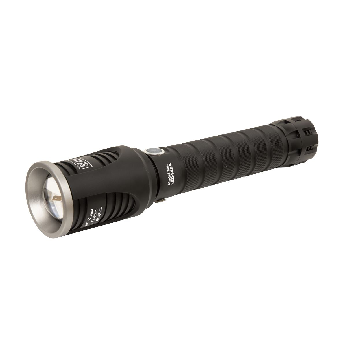 Sealey Aluminium Torch 60W COB LED Adjustable Focus Rechargeable LED4494