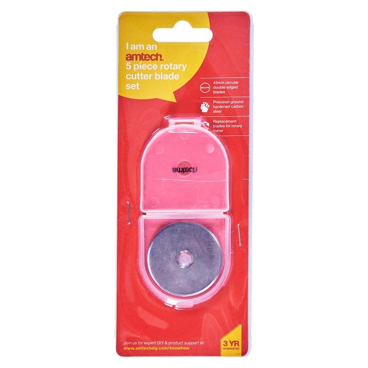 Amtech 5 Piece Rotary Cutter Blades - S0314