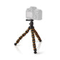 Nedis Mini Tripod Max 2.5 kg 30.0cm Flexible Black/Orange GPOD3210BK