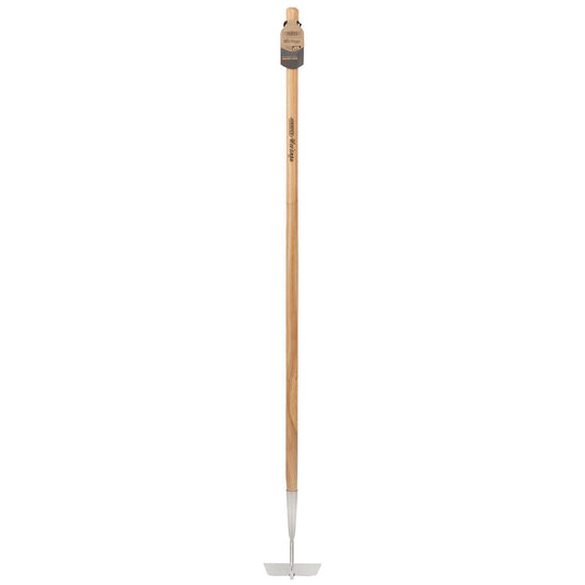 Draper Heritage 99018 Stainless Steel Draw Hoe with Ash Handle, Brown