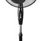 Nedis Stand Fan Diameter 40 cm 3-Speed Oscillation 45W Adjustable height Black