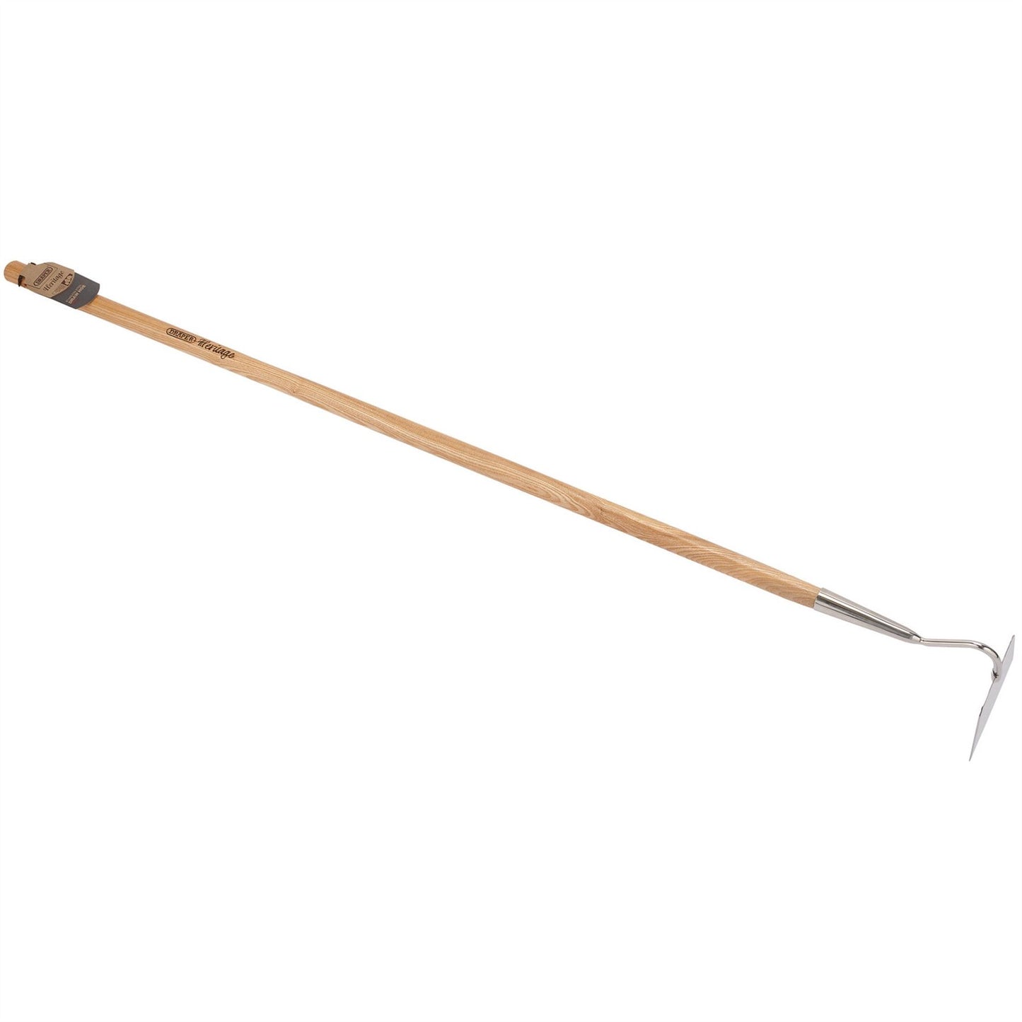 Draper Heritage 99018 Stainless Steel Draw Hoe with Ash Handle, Brown