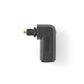 Nedis 10x Optical Audio Adapter 90° Angled TosLink Male to TosLink Female Black