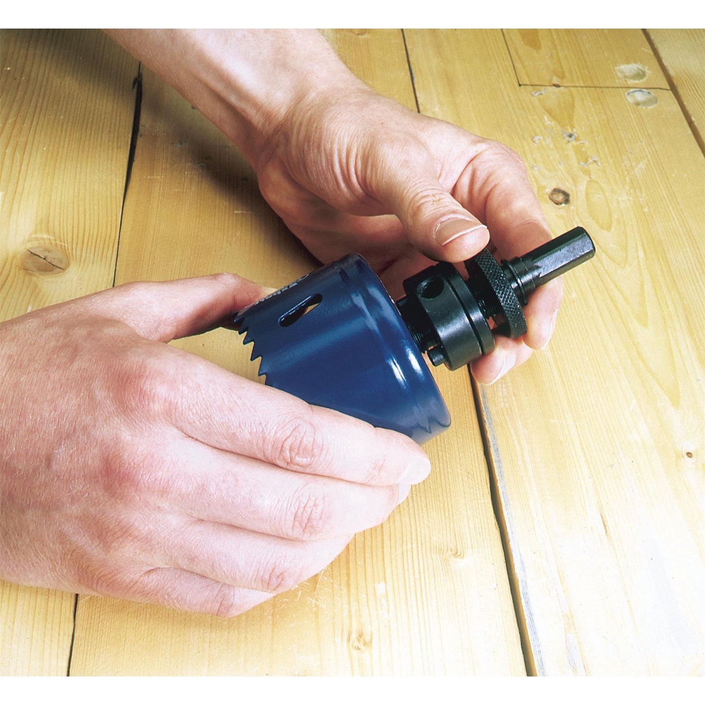 Expert 5/16" Hexagonal Holesaw Arbor With Hss Pilot Drill For Holesaws 14 - 30mm