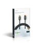 Nedis 3m HDMI Connector to HDMI Connector Gun Metal Grey Braided Cable - CVTB34000GY30