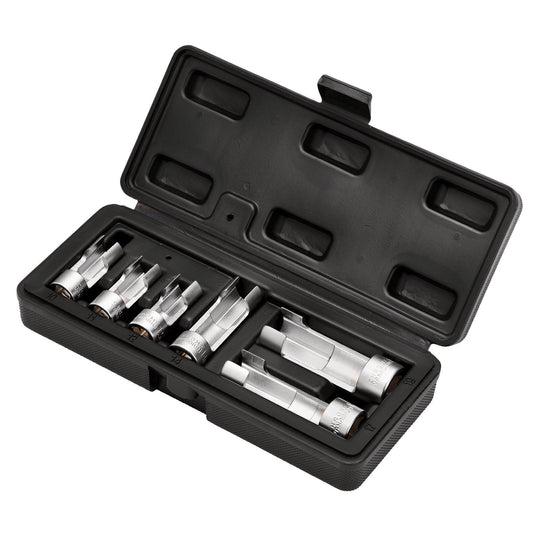 Draper Temperature Sensor Socket Set, 1/2" and 3/8" Sq. Dr. (6 Piece)