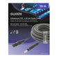 Sweex XLR Mono Cable XLR 3-Pin Female to 6.35mm Male 10m Dark Grey SWOP15120E100 - COTG15120GY100