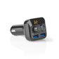 Car FM Transmitter Bluetooth Bass MicroSD Card Slot Hands-Free Calling 2x USB - CATR120BK