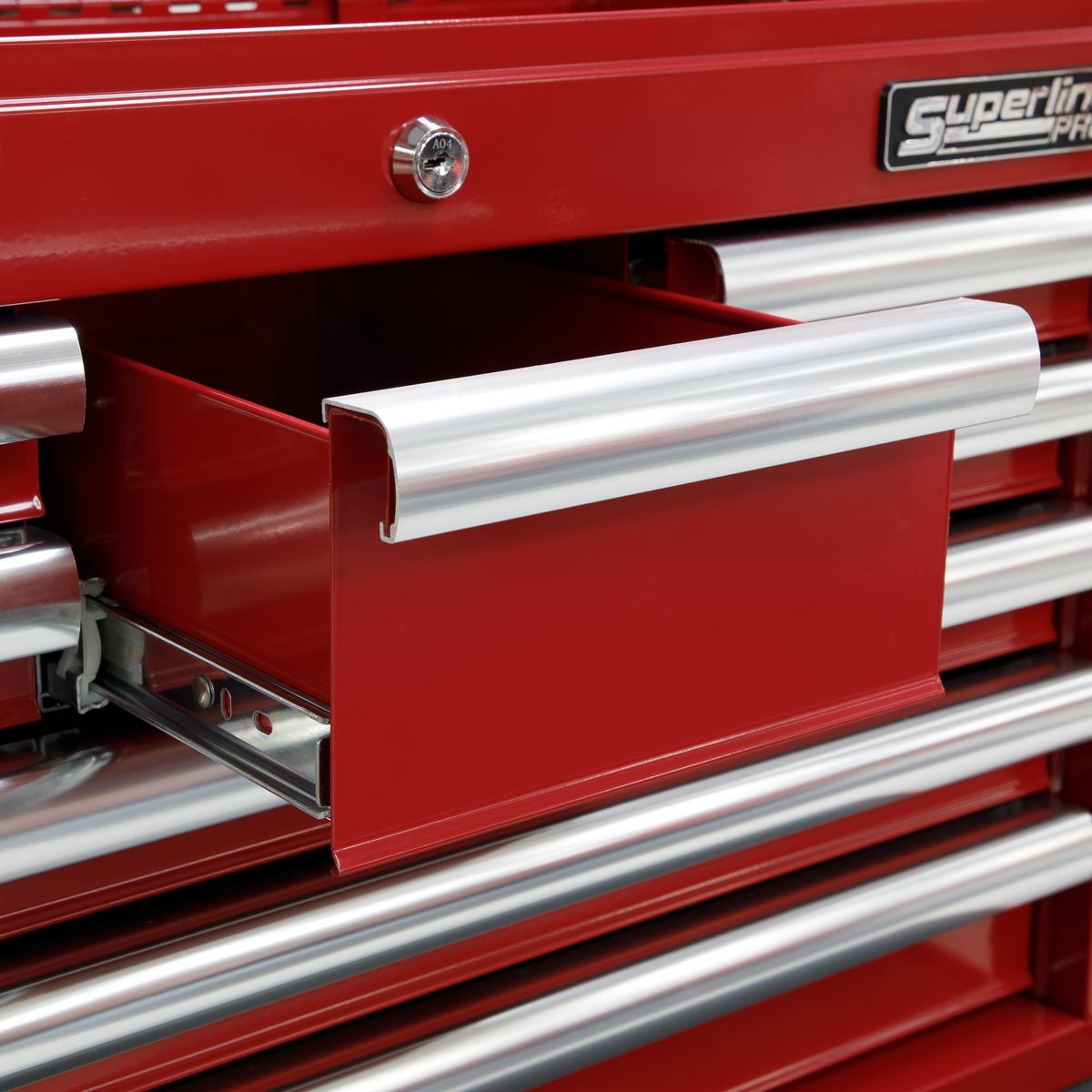 Sealey Topchest 8 Drawer with Ball Bearing Slides - Red AP33089