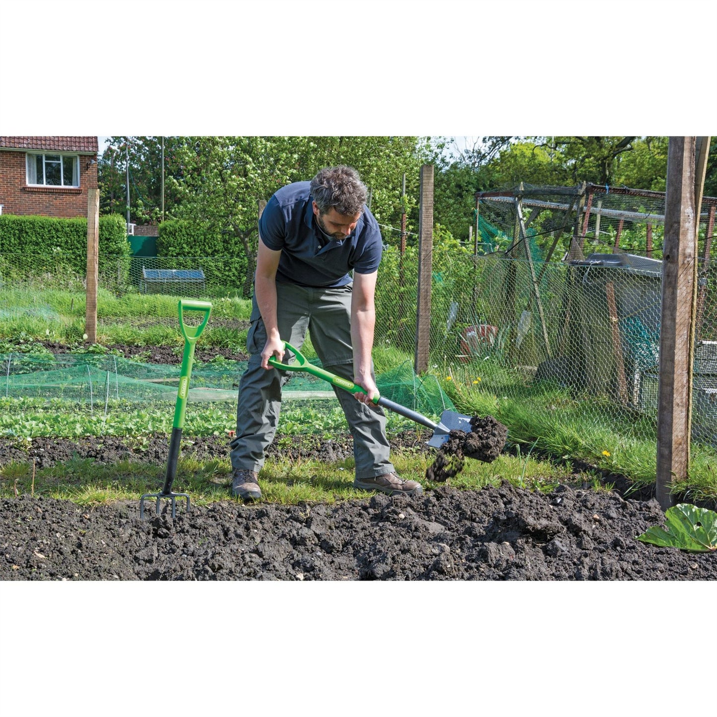 Draper 16566 Carbon Steel Digging Garden Spade & Fork Gardening Set