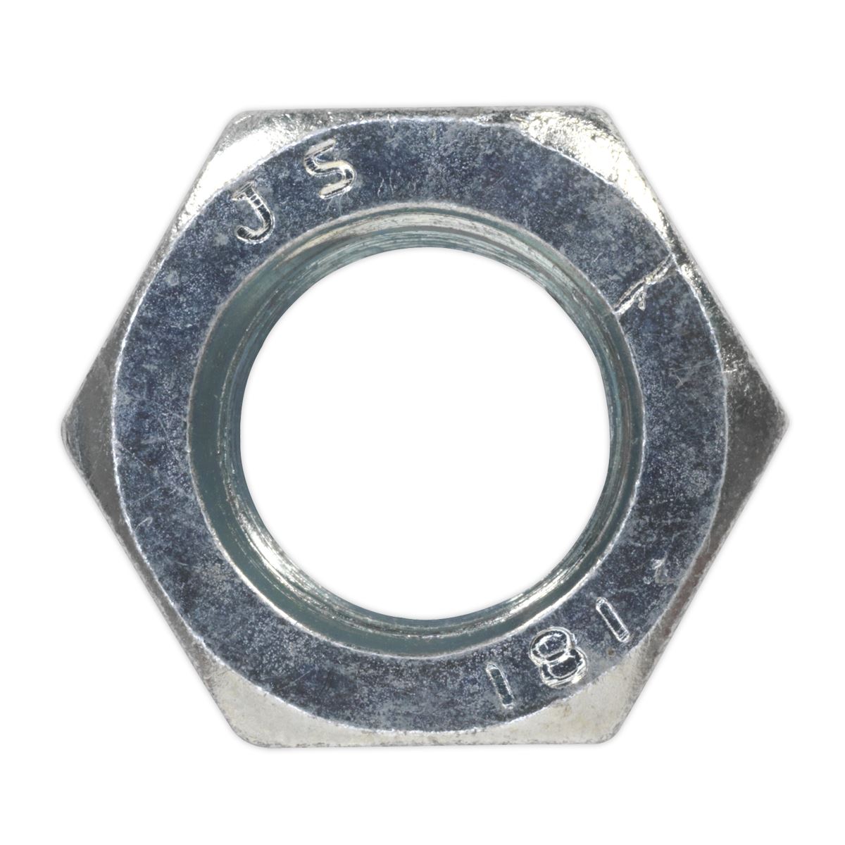 Sealey Steel Nut DIN 934 - M16 Zinc Pack of 25 SN16