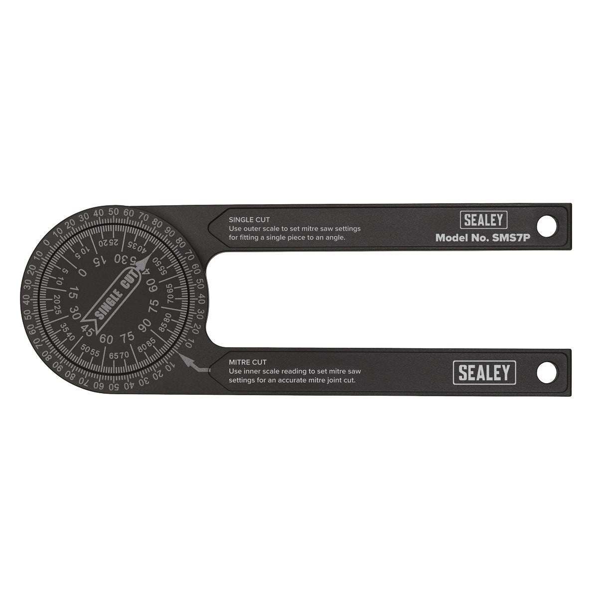 Sealey Mitre Saw Protractor - Aluminium SMS7P