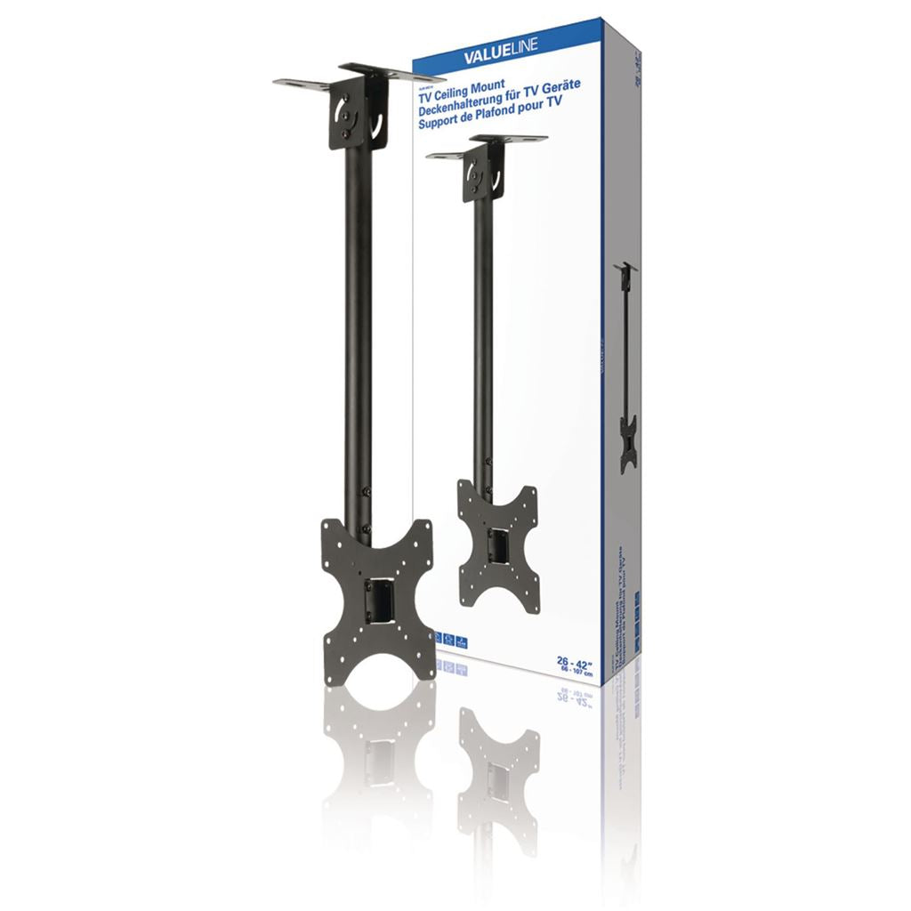Valueline TV ceiling mount 26 to 42"/66 to 107cm 20 kg - TVCM1330BK
