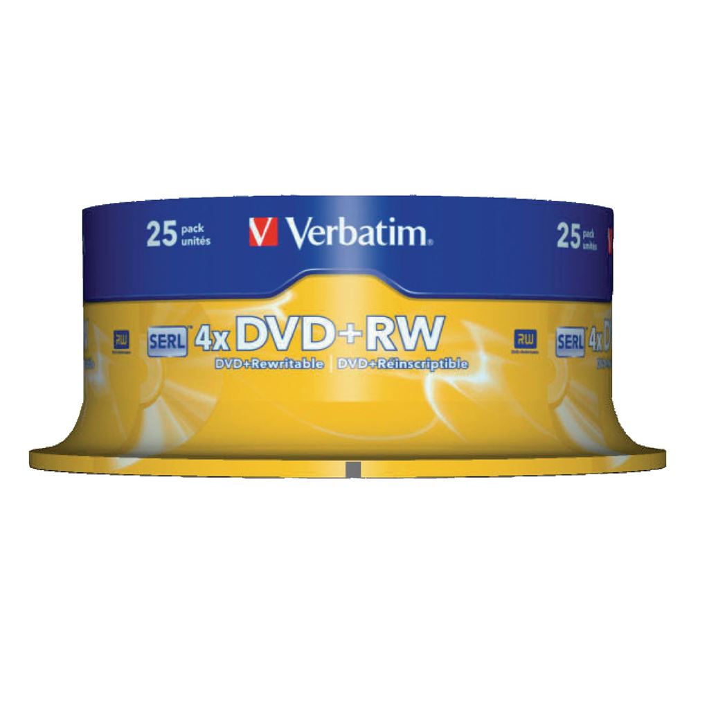Verbatim DVD+RW Matt Silver