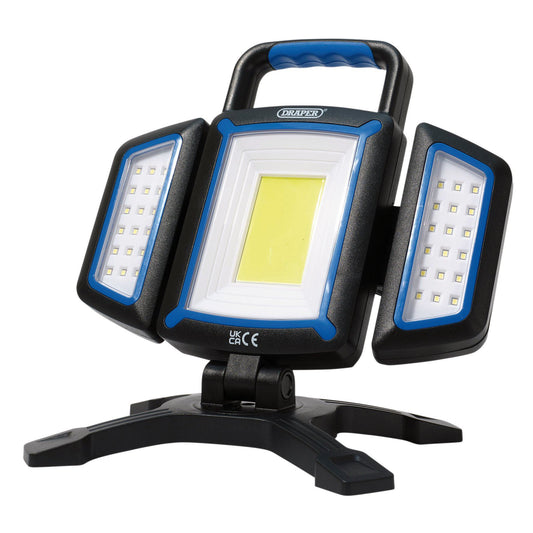 Draper COB SMD Rechargeable Work Light and Powerbank, 18W, 2000 Lumens