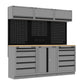 Sealey Superline Pro Black Edition Storage System with Rubber Wood Worktop 2.04m