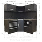 Sealey Premier 1.7m Corner Storage System - Stainless Worktop APMSCOMBO6SS