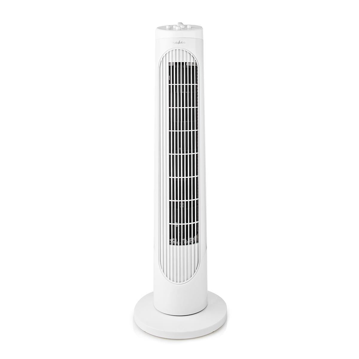 Nedis Tower Fan Height 76 cm 3-Speed Oscillation 50W White