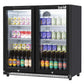 Baridi Hinged Double Door, Back Bar Drinks Fridge/Cooler, 190L Capacity DH272