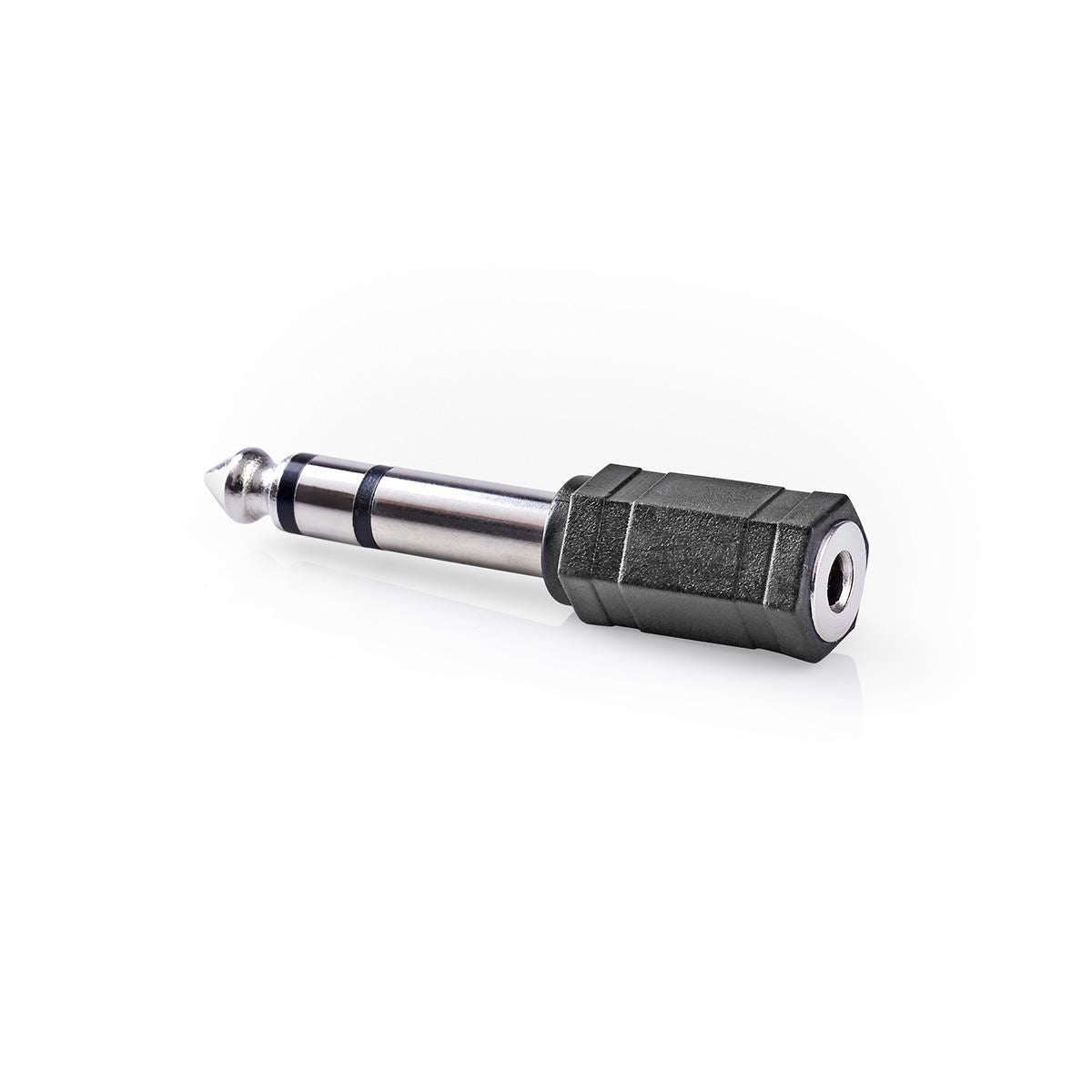 Nedis Stereo Audio Adapter 6.35mm Male to 3.5mm Female 10 pieces Black
