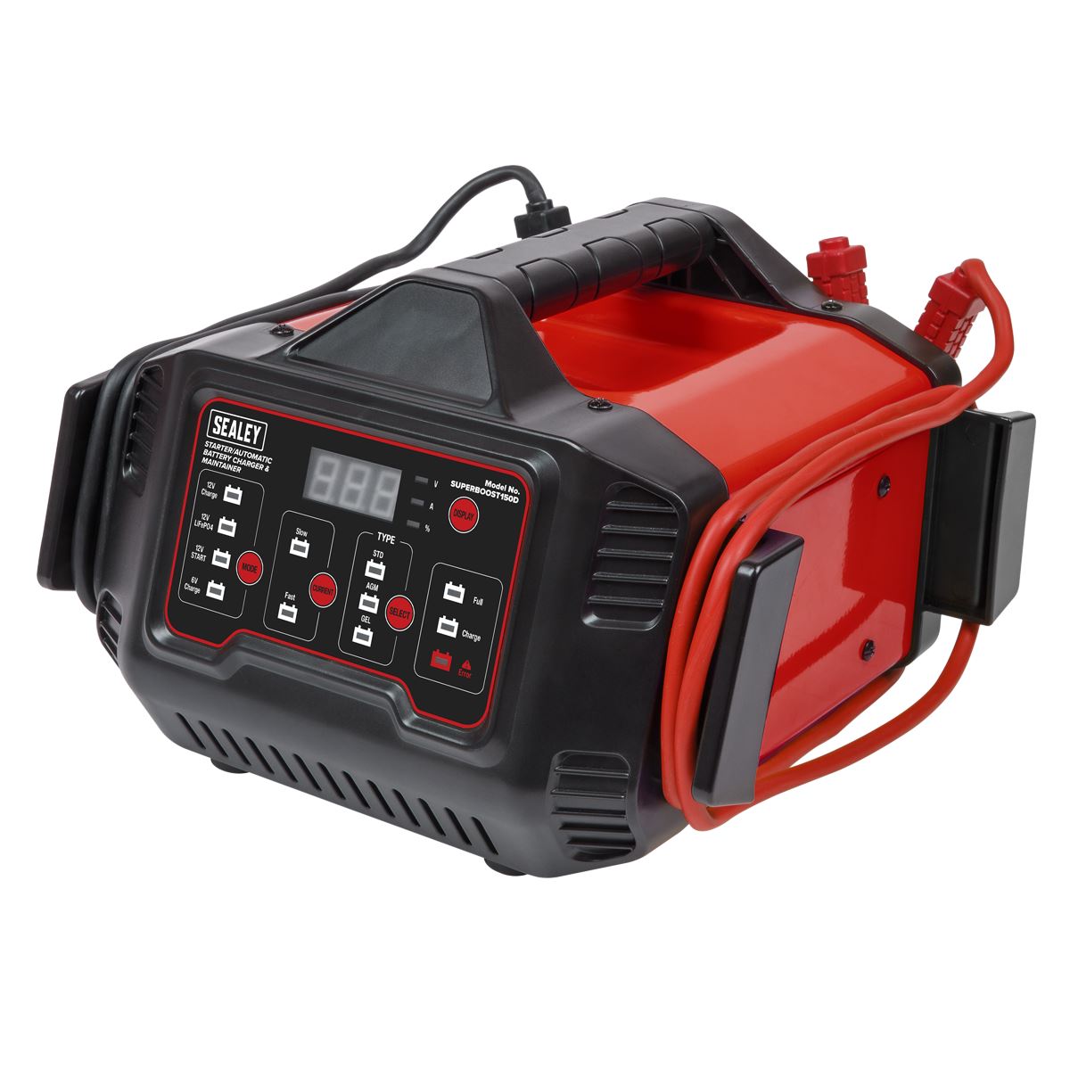 Sealey 6/12V 150A Starter/15A  Automatic Battery Charger & Maintainer SUPERBOOST150D