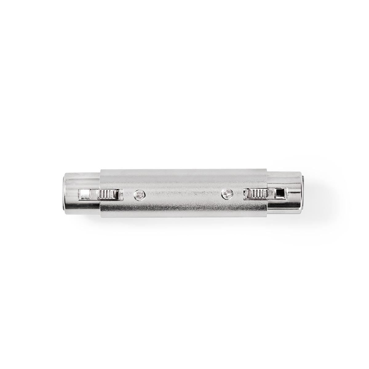 Nedis 10x XLR Adapter XLR 3-pin Female to XLR 3-pin Female Metal