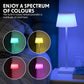Sealey Dellonda Rechargeable Table Lamp for Home Office Restaurant RGB Colours DH213