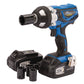 Draper 20v Li-Ion Cordless 1/2" Drive Cordless Impact Wrench,2 X Batteries,82983