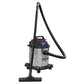 Sealey Vacuum Cleaner Wet & Dry 20L 1200W Stainless Drum PC195SD