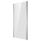 Baridi Side Panel for Sliding Shower Doors, 6mm Tempered Glass - Chrome DH296