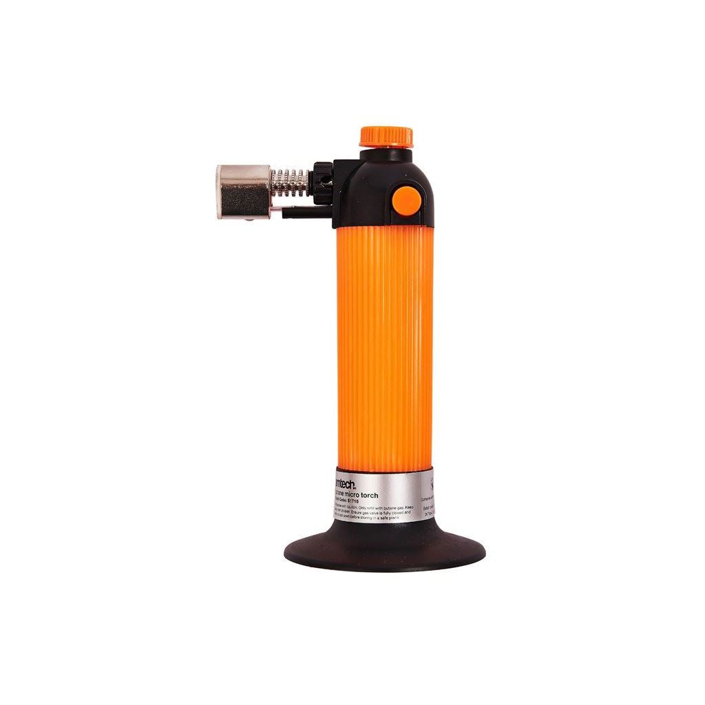 Amtech Butane Gas Torch+Stand Soldering Welding Flame Burner Gun Refillable - S1715