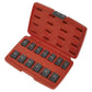 Sealey Impact Socket Set 13pc 1/2"Sq Drive Total Drive AK5613TD