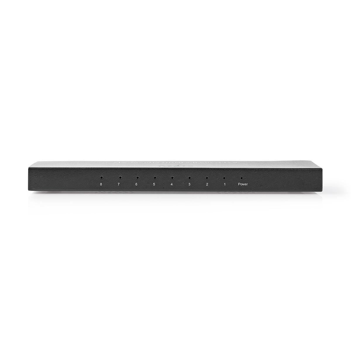 Nedis HDMI Splitter 8-Port HDMI Input 8x HDMI Output 4K@60Hz 18 Gbps Anthracite - VSPL3478AT
