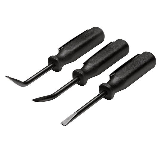Draper Mini Pry Bar Set, 125mm, Black (3 Piece)