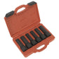 Sealey Impact 12pt & TRX-Star* Female Deep Socket Set 6pc 3/4"Sq Dr SX099