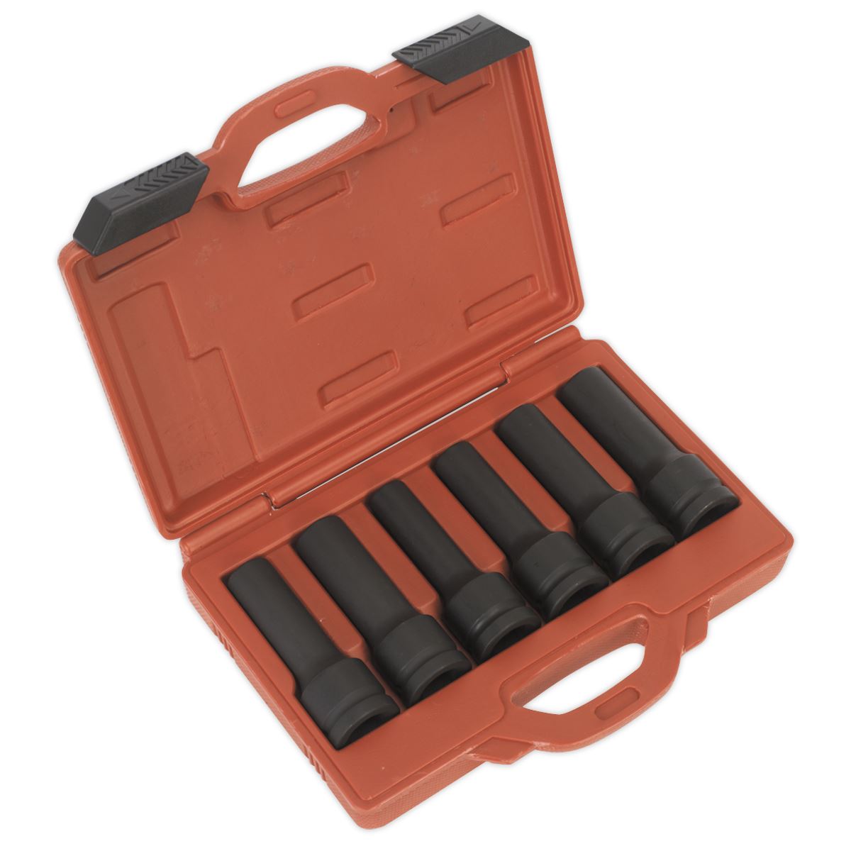 Sealey Impact 12pt & TRX-Star* Female Deep Socket Set 6pc 3/4"Sq Dr SX099