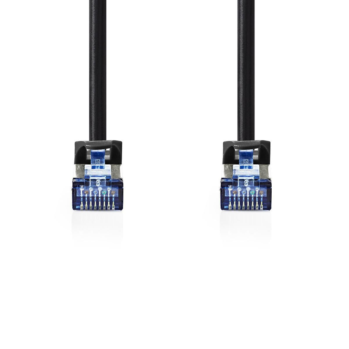 Nedis CAT6a SF/UTP Network Cable RJ45 Male to RJ45 Male 1m Black
