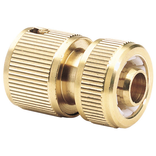 1x Draper Expert Brass 1/2" Garden Hose Connector - 36199
