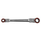 Sealey Ratchet Ring Spanner 4-in-1 Flexi-Head Reversible Metric AK63947