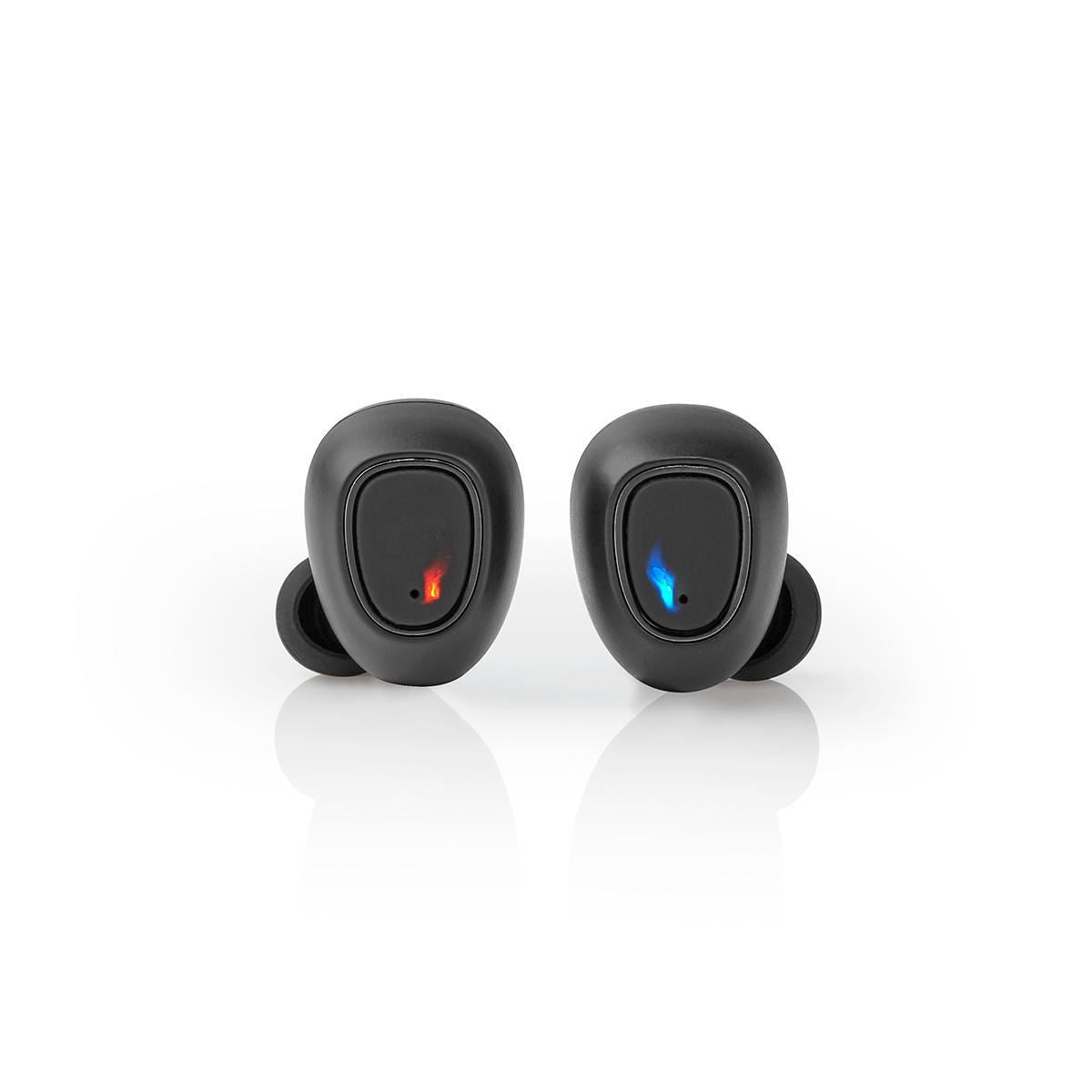 Nedis Fully Wireless Bluetooth® Earphones 5hr Voice Control Wireless Chargeable - HPBT5052BK