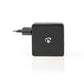 Nedis Wall Charger 3.0A USB (QC)/USB-C Power Delivery 30W Black WCPD30W110BK