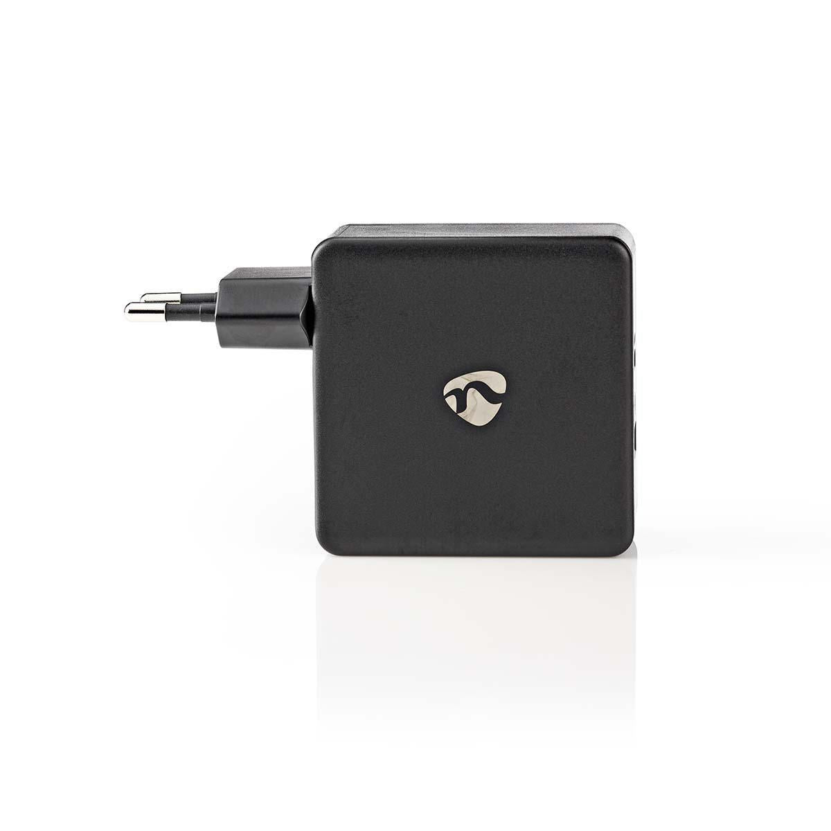 Nedis Wall Charger 3.0A USB (QC)/USB-C Power Delivery 30W Black WCPD30W110BK
