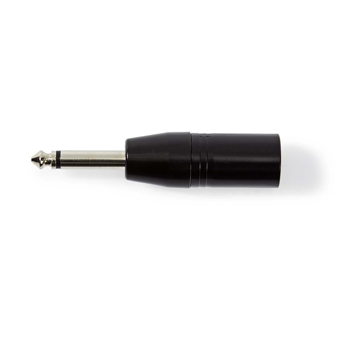 Nedis XLR Adapter Mono XLR 3-pin Male to 6.35mm Male Black COTP15942BK