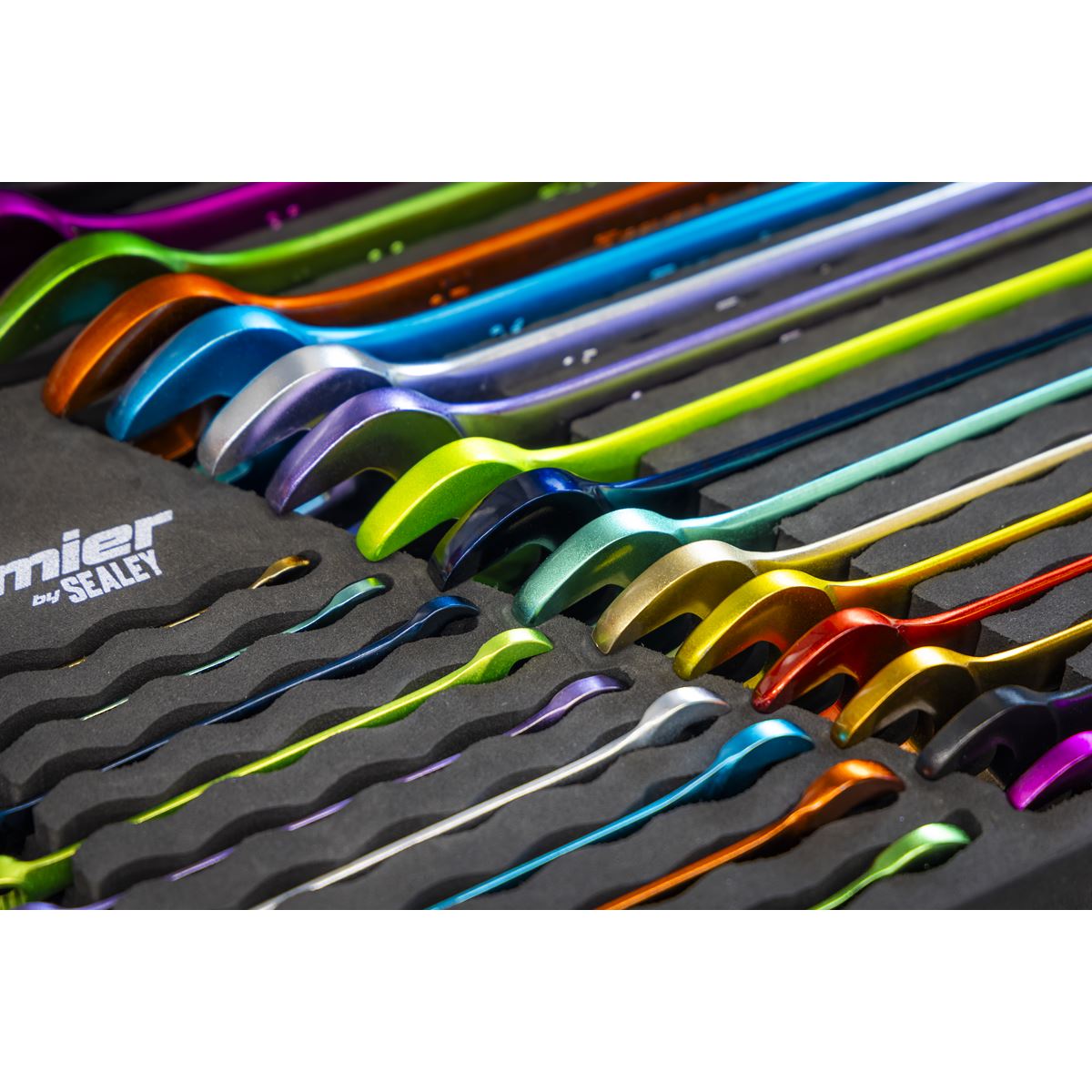 Sealey Premier Multi-Coloured Combination Spanner Set 25pc AK63268