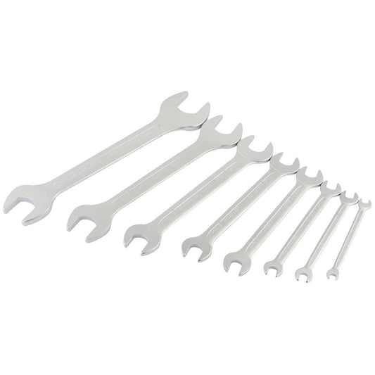 Elora 01218 100 S8AF 8 Piece Long Imperial Open End Spanner Set