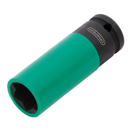 Draper Wheel Nut Socket, 1/2" Sq. Dr., 21mm