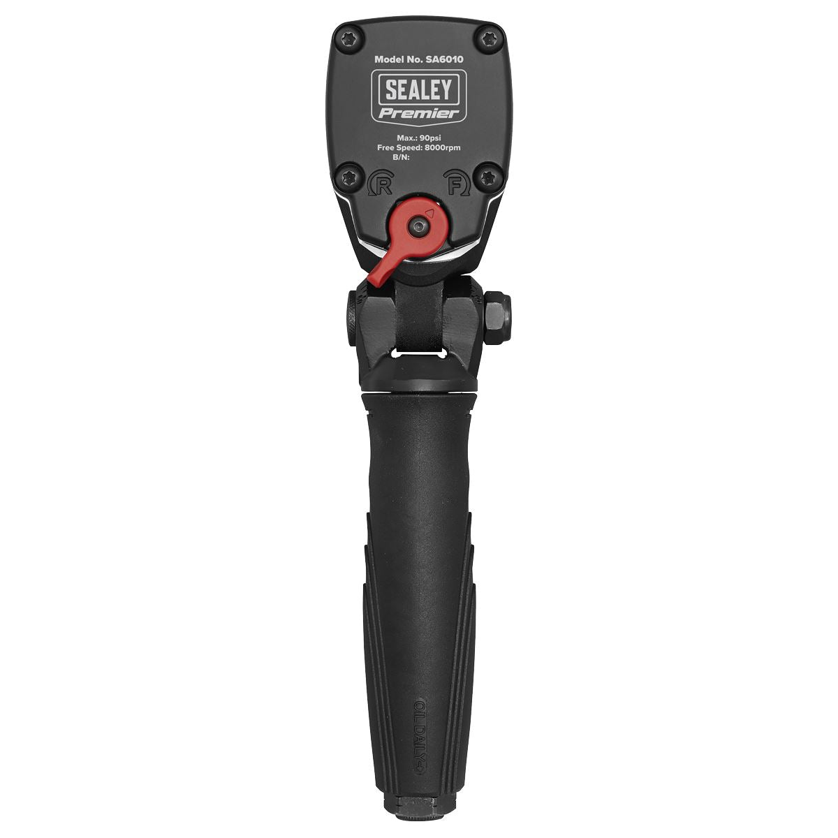 Sealey Air Impact Wrench 1/2"Sq Drive Super Stubby - Twin Hammer SA6010