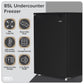 Baridi 55cm Undercounter Freezer with Adjustable Thermostat, 85L - Black DH251