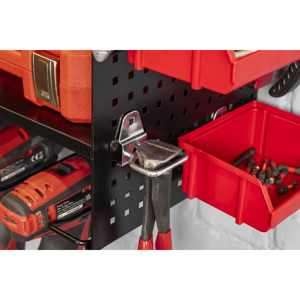 Sealey Power Tool Storage Rack with Shelves PTSR4